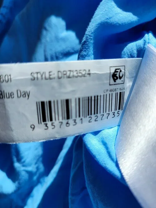 Ever New Melbourne 100% Linen Light Blue Dress Size 2 US - Picture 9 of 12